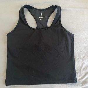 Black workout bralette